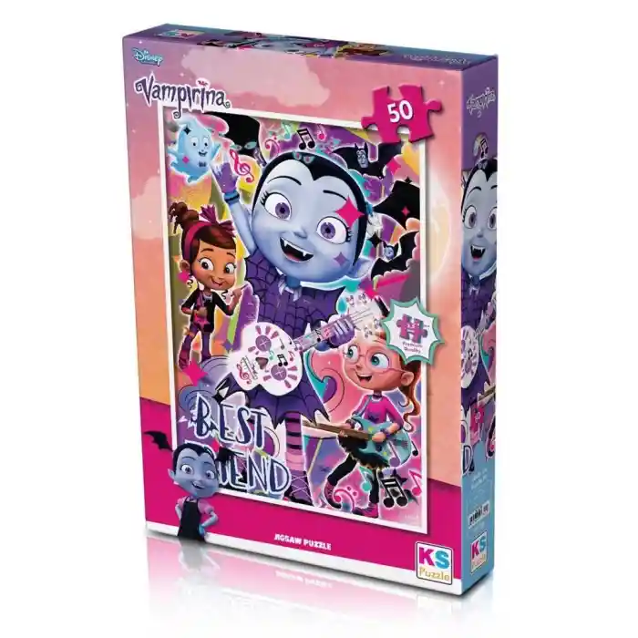VP709 Vampirina 50 Parça Çocuk Puzzle -NessiWorld Puzzle