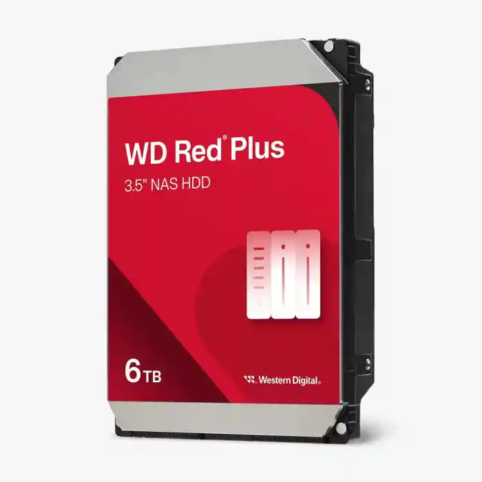 WD RED PLUS 6TB 5400RPM 256MB SATA3 6Gbit/sn WD60EFPX NAS HDD