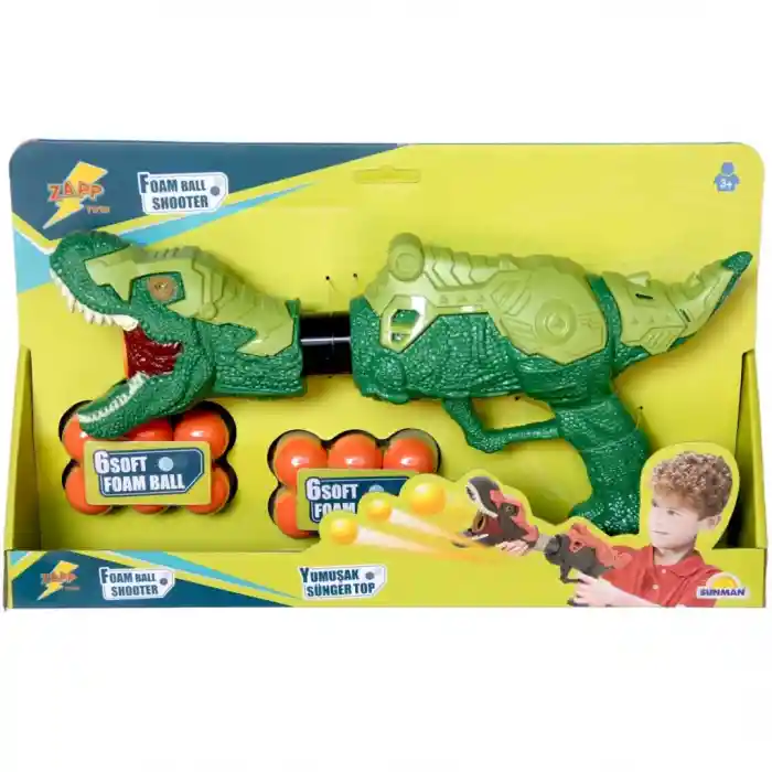 Yumuşak Sünger Top Atan Dinozor Oyuncak