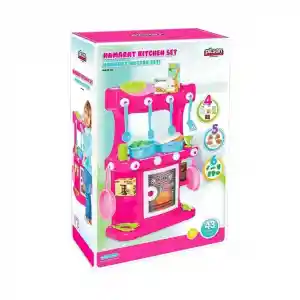 03 335 Hamarat Ayaklı Mutfak Seti Pembe -NessiWorld Oyuncak