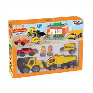 03 614 NessiWorld Double Bloklar Kepçeli Dozer