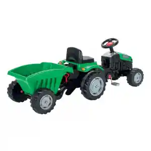 07 316 TRAKTÖR RÖMORKLU PEDALLI YEŞİL