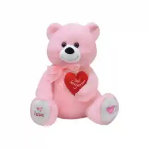 1030P Selay, Yumoş Ayı 50 cm Pembe