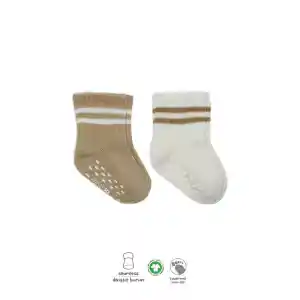 2Li Çemberli Kaymaz Soket Çorap 10125 Bej-Ekru