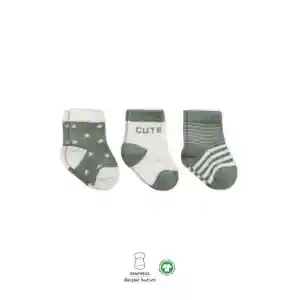 3Lü Penye Cute Stars Soket Çorap BS10115 Nil