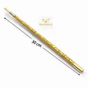 30 cm Altın Gold Payetli Sigara Tutacağı – 1920’ler Gatsby Parti Aksesuarı