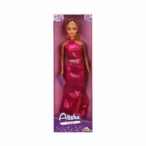 3394 NessiWorld-RST-SIS- Gece Elbiseli Bebek Set 2Asortili