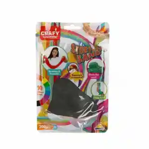 3607 Streç Oyun Kumu Siyah 200 g -NessiWorld