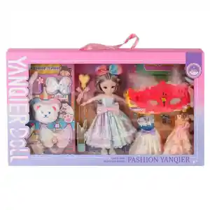3688-033A Fashion Aksesuarlı Eklemli Bebek -Karsan  Oyuncak