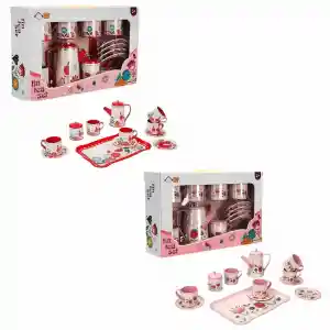 4939 NessiWorld METAL ÇAY SETİ ÇİÇEK DSN 2A 12PRÇ