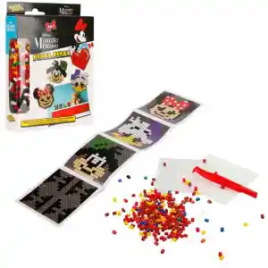 4in1 NessiWorld Minnie Mouse Pixel Pixel Boncuk Aktivite ve Oyuncak Seti