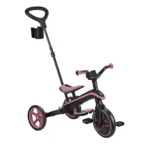 4in1 Katlanabilir Bisiklet Koyu Pastel Pembe