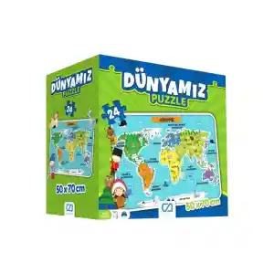 Dünyamız 24 Parça Yer Puzzle