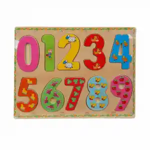 5215 -Wooden Puzzle Numbers 10 Parça