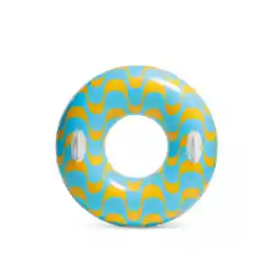 59256 Tutamaçlı Girdap Halkaları Desenli Simit 91 cm