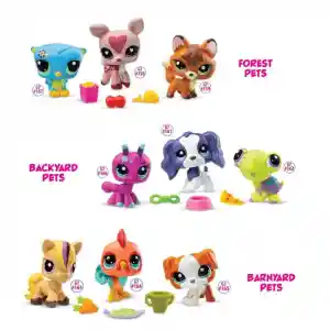 6469 NessiWorld-Littlest Pet Shop NessiWorldşler 3’lü Figür Setİ