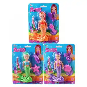 7025 KARTELA KÇK DENİZ KIZI BERTHA BEBEK -KZL