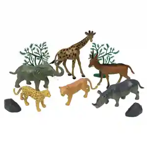 7141,7142,7143 Poşette 10 parça Hayvan Seti