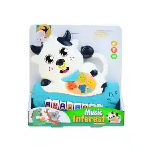 855-193D PİLLİ MÜZİKLİ İNEK PİYANO -ZRV