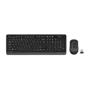 A4 TECH FG1010 KABLOSUZ STANDART GRİ Q KLAVYE MOUSE