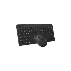A4 TECH FG2200 AIR2 KABLOSUZ MULTİMEDYA SİYAH MİNİ Q KLAVYE+MOUSE