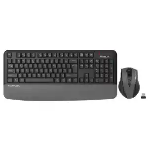 A4 TECH FG2500S PLUS KABLOSUZ MULTİMEDYA GRİ/SİYAH 2.4 GHz /3200 DPI Q KLAVYE+MOUSE