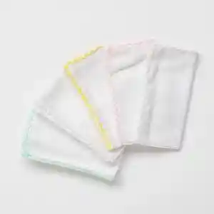 AC24447 Basic 5Li Bebek Ağız Mendili 25x25 cm Pink