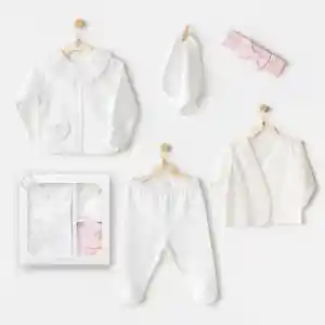 AC25650 Cuddly Bunny Bear 5Li Hastane Çıkışı Ecru Pink