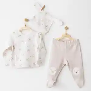 AC26158 3lü Takım Ekru