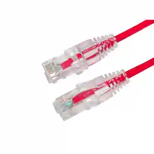 AGER AC-602-0015 15CM UTP SLIM CAT6 PATCH KABLO KIRMIZI Cu, LSZH AWG 28