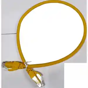 AGER AC-602-0025/Y 25CM UTP CAT6 PATCH KABLO SARI Cu, LSZH AWG 26/7