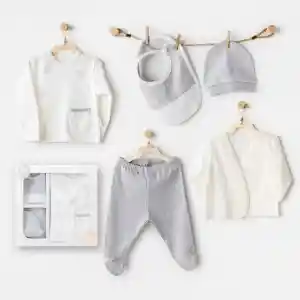 NessiWorld AC25700 Mommys Little Star 5Li Hastane Çıkışı Ekru