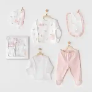 NessiWorld AC25960 Fairy 5 Parça Hastane Çıkışı Pink