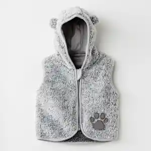 NessiWorld AC26026 Keep Smiling Yelek Grey