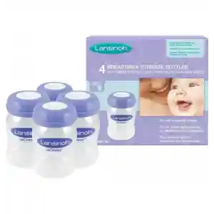 Anne Sütü Saklama Kabı 4Lü