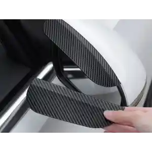Araba Ayna Yağmur Koruyucu Siper Karbon Desenli