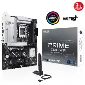 ASUS PRIME Z890-P WIFI 4x DDR5 DP/HDMI 4x M.2 1x 2.5GLAN/WIFI7/BT USB4 1851P ANAKART