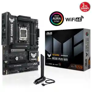 ASUS TUF GAMING B650E-PLUS WIFI 4xDDR5 HDMI+DP 3xM2 AM5 ANAKART