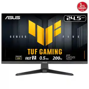 ASUS TUF GAMING VG257Q5A 24.5 0.5MS 200HZ 1920x1080 2xHDMI/DP MM LED MONITOR