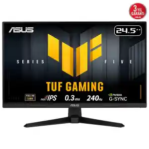 ASUS TUF GAMING VG259QM5A 24.5 0.3MS 240HZ 1920x1080 HDMI/DP FAST IPS GAMING MONITOR