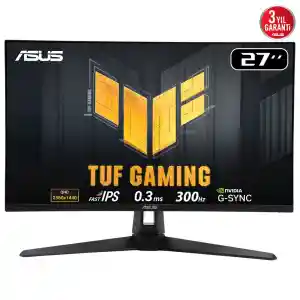 ASUS TUF GAMING VG27AQM5A 27 0.3MS 300Hz 2K QHD DP/HDMI/USB VESA IPS LED GAMING MONITOR