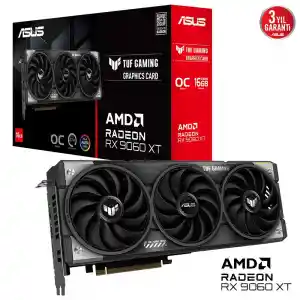 ASUS TUF-RX9060XT-O16G-GAMING AMD RADEON RX9060XT 16GB GDDR6 128bit  1xHDMI 2xDP EKRAN KART