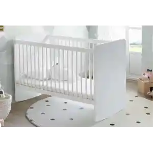 Pratik Kademeli Sallanır Beşik 60x120 Beyaz