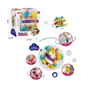 BIB6034-Vardem 6 in 1 Diş Kaşıyıcılı Bebek Topu