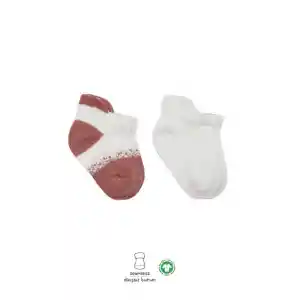 2Li Penye Sneakers Çorap 20105 Ekru Pudra