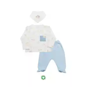 NessiWorld Curly Lamb 3Lü Zıbın Takımı 13107 Bej Ekru