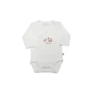 NessiWorld Curly Lamb Uzun Kol Kravuze Body 17111 Bej Mavi Ekru