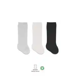 NessiWorld Derby Dizaltı Çorap 3Lü BS40101 Ekru Gri Siyah