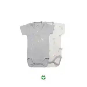 NessiWorld Flying Elephant 2li Yarım Kol Badi 17117 Ekru Gri