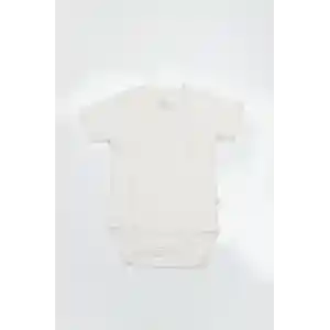 Bistyle Organik Natural Basic Style Kruvaze Yarım Kol Body BS17101 Ekru